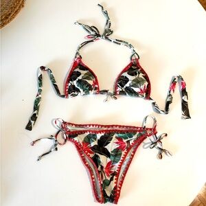 Bananamoon Red and White Bikini